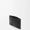 Plain Cardholder in Textured Classic Calfskin