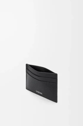Plain Cardholder in Textured Classic Calfskin