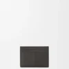 Plain Cardholder in Textured Classic Calfskin