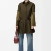 Pleated Dress in Cotton Blend Pleated Dress in Cotton Blend