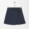 Pleated Mini Skirt in Cotton Blend Pleated Mini Skirt in Cotton Blend