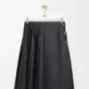 Pleated Skirt in Nappa Lambskin