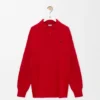Polo Sweater in Cashmere and Silk Blend