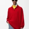 Polo Sweater in Cashmere and Silk Blend