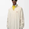 Polo Sweater in Cashmere and Silk Blend
