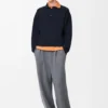 Polo Sweater in Wool