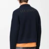 Polo Sweater in Wool