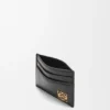 Puffer Anagram Plain Cardholder in Shiny Nappa Calfskin Puffer Anagram Plain Cardholder in Shiny Nappa Calfskin