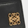 Puffer Anagram Plain Cardholder in Shiny Nappa Calfskin Puffer Anagram Plain Cardholder in Shiny Nappa Calfskin