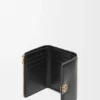 Puffer Anagram Small Vertical Wallet in Shiny Nappa Calfskin