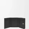 Puffer Anagram Trifold Wallet in Shiny Nappa Calfskin Puffer Anagram Trifold Wallet in Shiny Nappa Calfskin