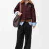 Puffer in Shearling and Cotton Blend Puffer in Shearling and Cotton Blend