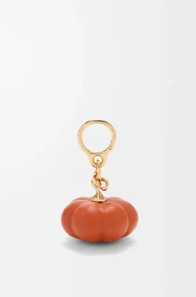 Pumpkin Charm in Lambskin