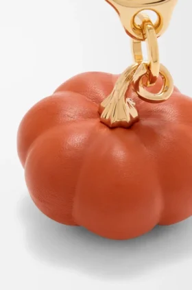Pumpkin Charm in Lambskin