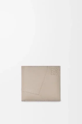 Puzzle Bifold Coin Wallet in Classic Calfskin