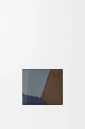 Puzzle Bifold Coin Wallet in Classic Calfskin