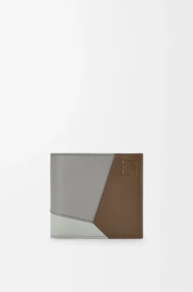 Puzzle Bifold Coin Wallet in Classic Calfskin