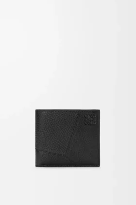 Puzzle Bifold Wallet in Supple Grained Calfskin