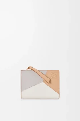 Puzzle Compact Wallet in Classic Calfskin