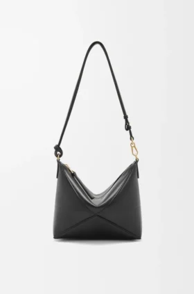 Puzzle Fold Pouch in Shiny Nappa Calfskin