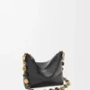 Puzzle Fold Pouch in Shiny Nappa Calfskin