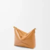 Puzzle Fold Pouch in Shiny Nappa Calfskin