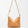 Puzzle Fold Pouch in Shiny Nappa Calfskin