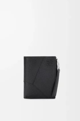 Puzzle Slim Compact Wallet in Supple Grained Calfskin