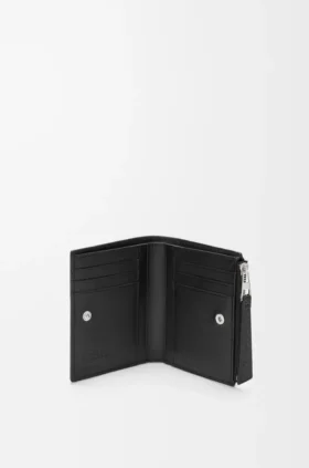 Puzzle Slim Compact Wallet in Supple Grained Calfskin