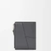 Puzzle Slim Compact Wallet in Supple Grained Calfskin