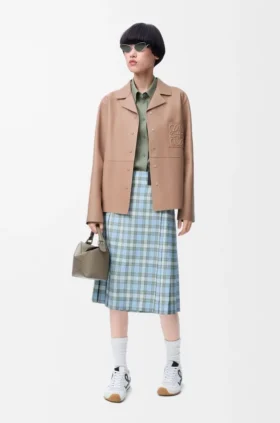 Pyjama Blouse in Nappa Lambskin