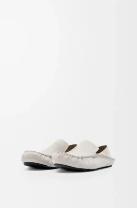 Rambla Driving Loafer in Suede Calfskin
