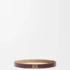 Reversible Anagram Belt in Smooth Calfskin