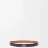 Reversible Anagram Belt in Smooth Calfskin