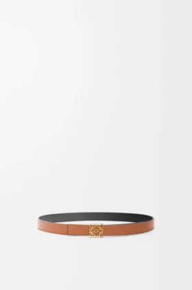 Reversible Anagram Belt in Smooth Calfskin