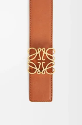 Reversible Anagram Belt in Smooth Calfskin