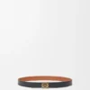 Reversible Anagram Belt in Smooth Calfskin