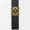 Reversible Anagram Belt in Supple Grained Calfskin