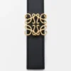 Reversible Anagram Belt in Supple Grained Calfskin