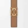 Reversible Anagram Bombé Belt in Smooth Calfskin