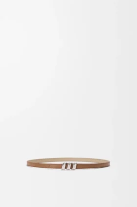 Reversible Coil Belt in Smooth Calfskin