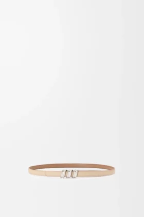 Reversible Coil Belt in Smooth Calfskin