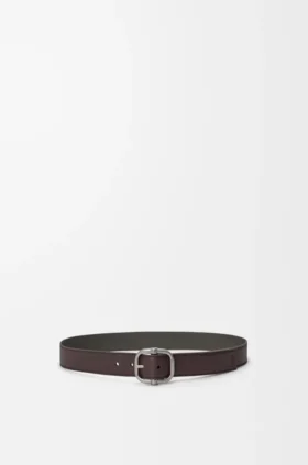 Reversible Loop Belt in Supple Grained Calfskin