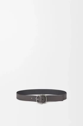 Reversible Loop Belt in Supple Grained Calfskin