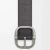 Reversible Loop Belt in Supple Grained Calfskin Reversible Loop Belt in Supple Grained Calfskin
