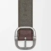 Reversible Loop Belt in Supple Grained Calfskin Reversible Loop Belt in Supple Grained Calfskin
