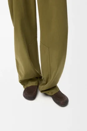 Rio Loafer in Suede and Raffia