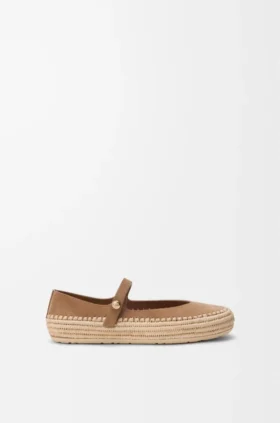 Rio Mary-Jane in Suede and Raffia Rio Mary-Jane in Suede and Raffia