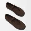 Rio Mary-Jane in Suede and Raffia Rio Mary-Jane in Suede and Raffia