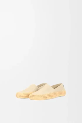 Rio Slipper in Suede and Raffia Rio Slipper in Suede and Raffia
